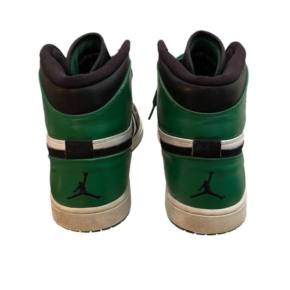 2009 Air Jordan 1 Retro High Boston Celtics 332550-101 Men's Size US 13 Sneakers - Picture 5 of 9